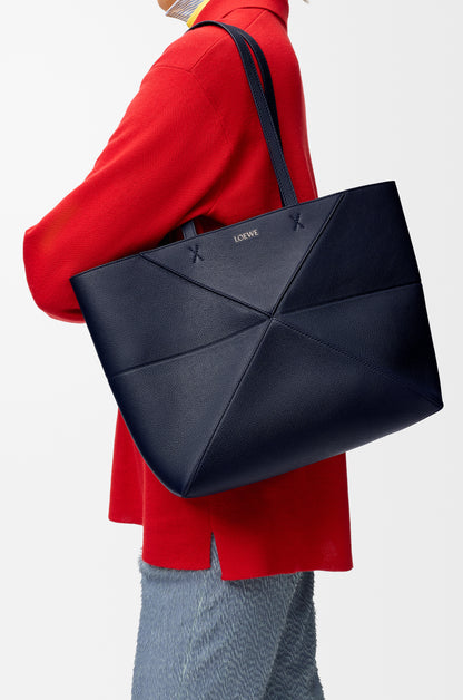 Loewe Medium horizontal Puzzle Fold tote in soft grained calfskin