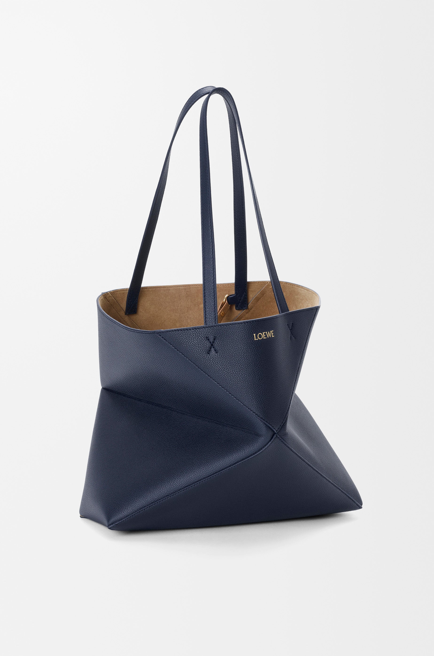 Loewe Medium horizontal Puzzle Fold tote in soft grained calfskin