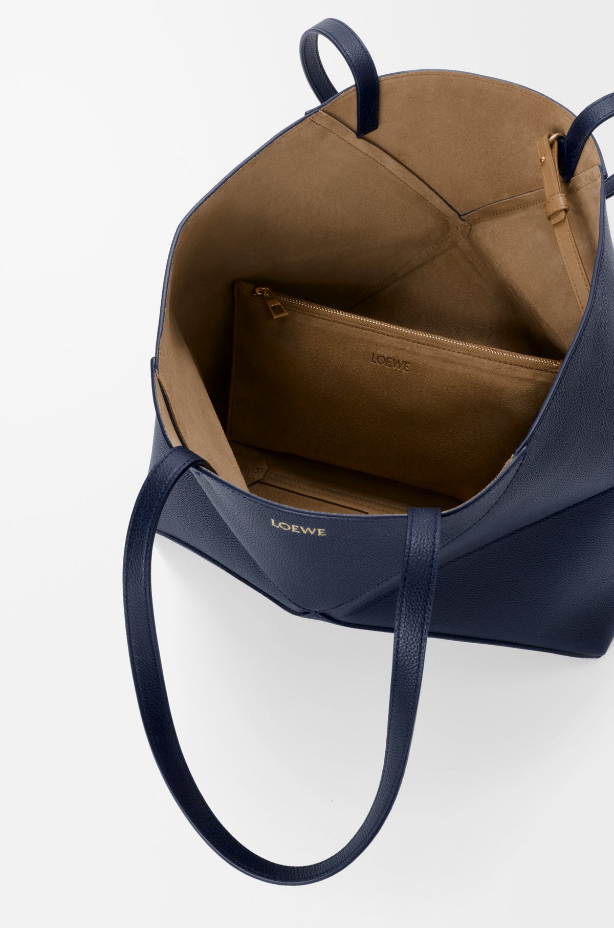 Loewe Medium horizontal Puzzle Fold tote in soft grained calfskin