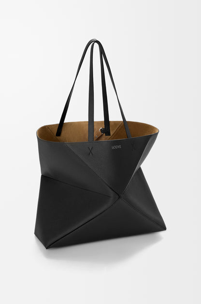 Loewe Large horizontal Puzzle Fold tote in soft grained calfskin