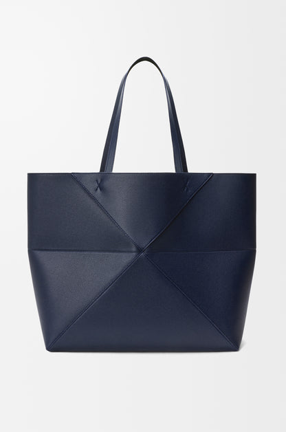 Loewe Large horizontal Puzzle Fold tote in soft grained calfskin