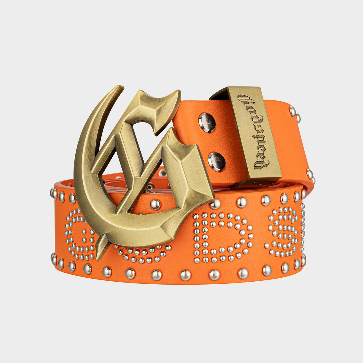 Godspeed Forged GS Studded Belt (Orange)
