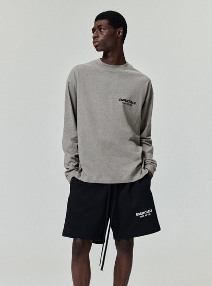 Essentials Classic Long Sleeve Tee Homestead Heather