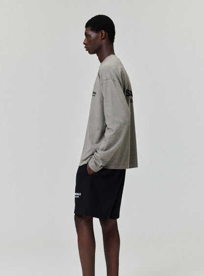 Essentials Classic Long Sleeve Tee Homestead Heather