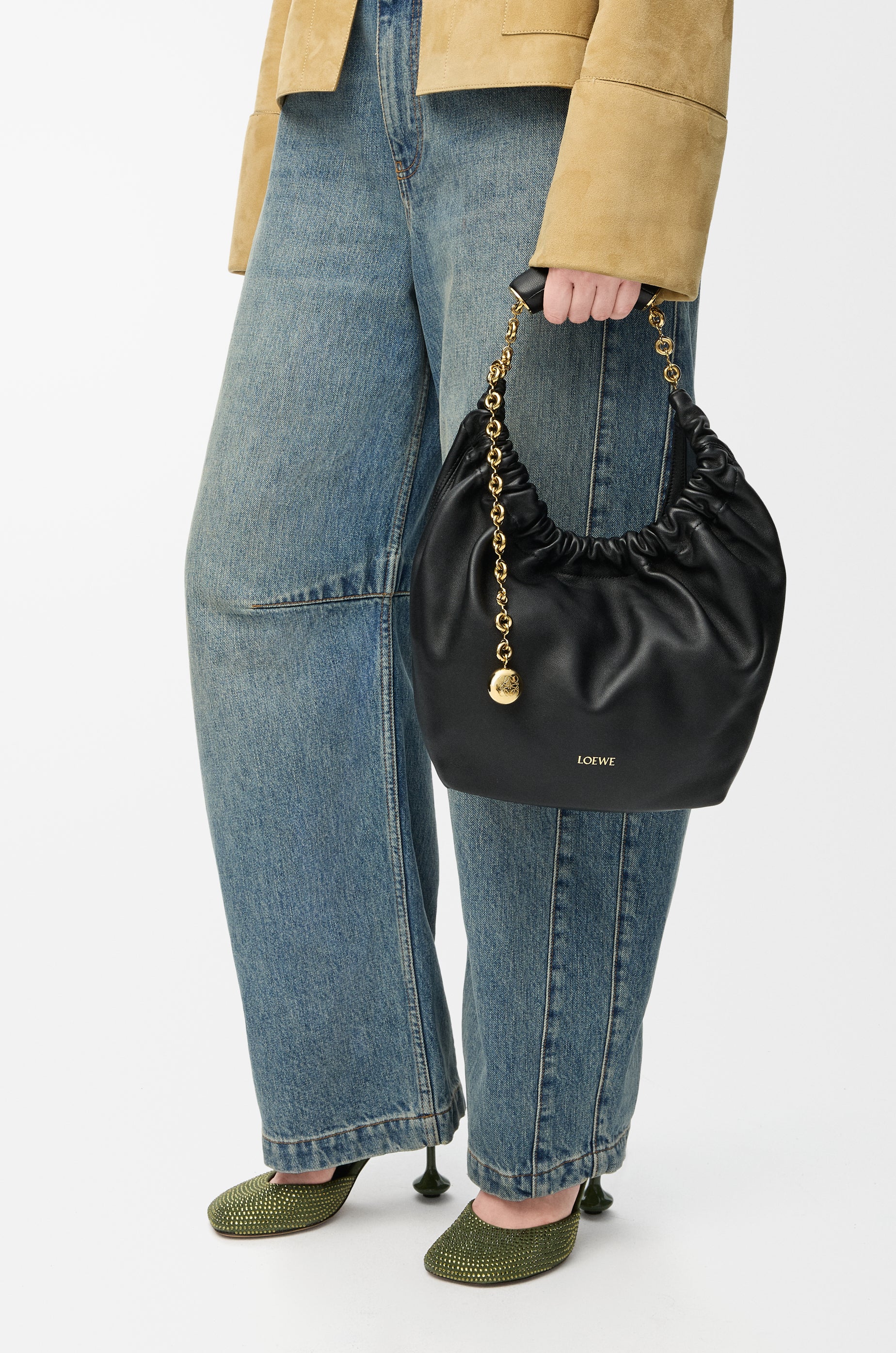 Loewe Small Squeeze bag in mellow nappa lambskin