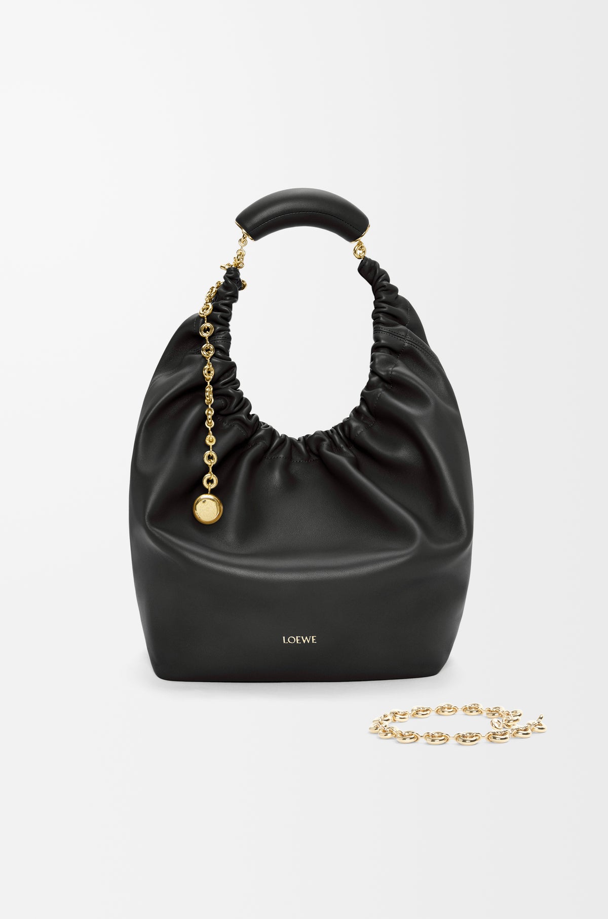 Loewe Medium Squeeze bag in mellow nappa lambskin