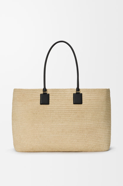 Loewe XL Verano tote in raffia