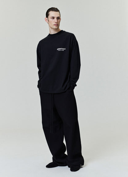 Essentials Classic Long Sleeve Tee Vintage Black