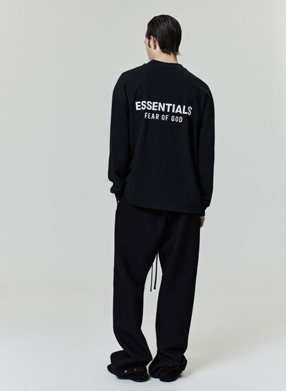 Essentials Classic Long Sleeve Tee Vintage Black