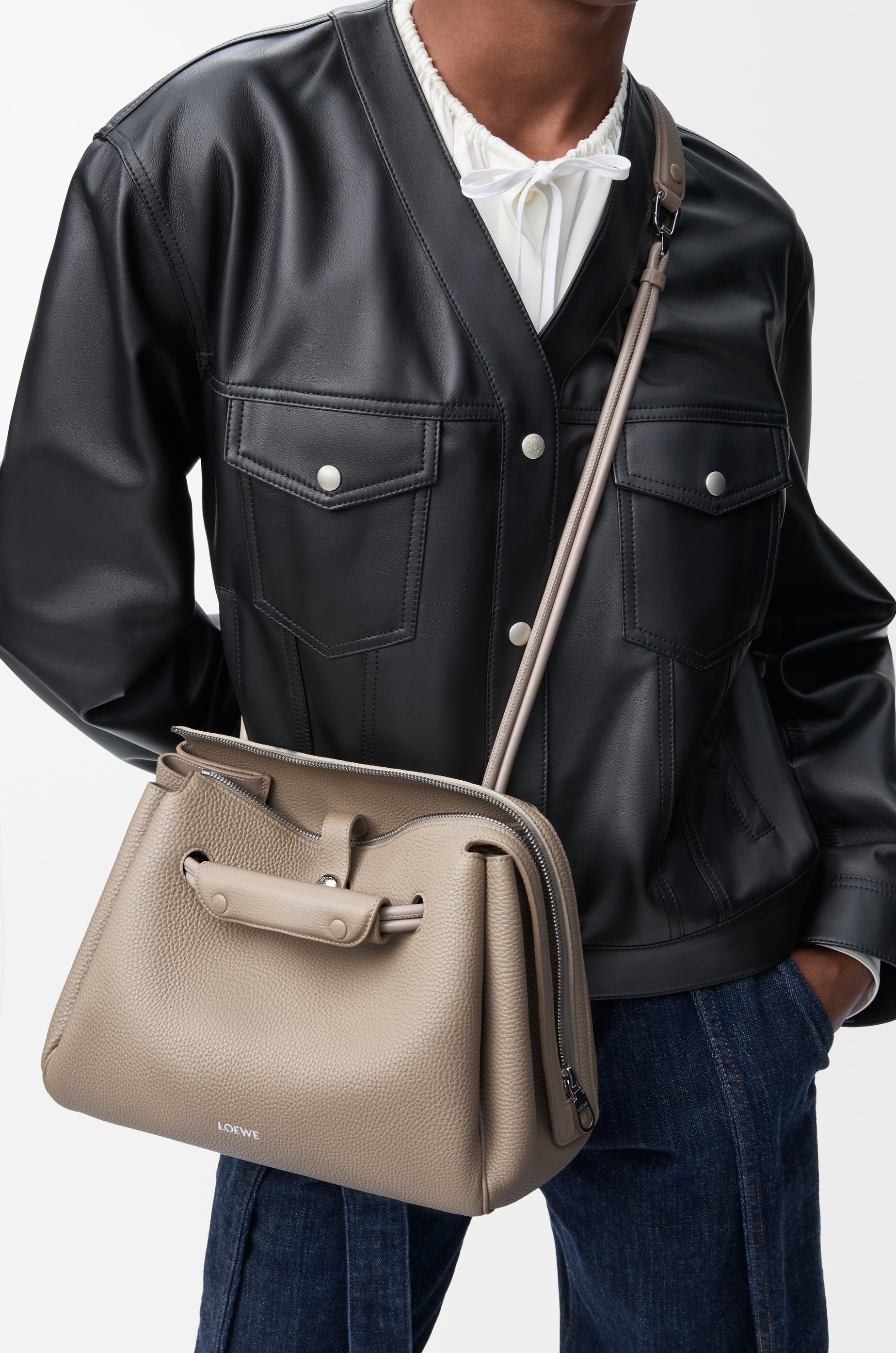 Loewe Medium Madrid bag in supple grained calfskin