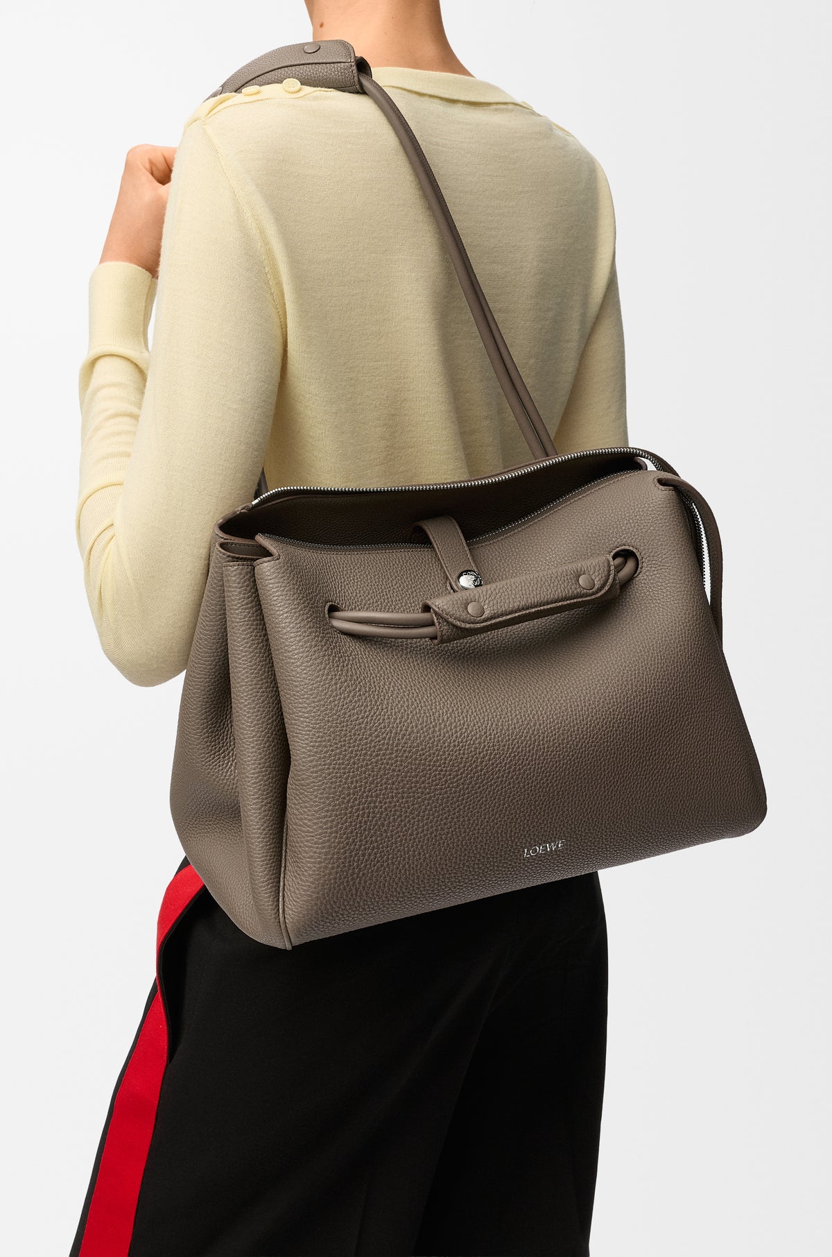 Loewe Large Madrid bag in supple grained calfskin