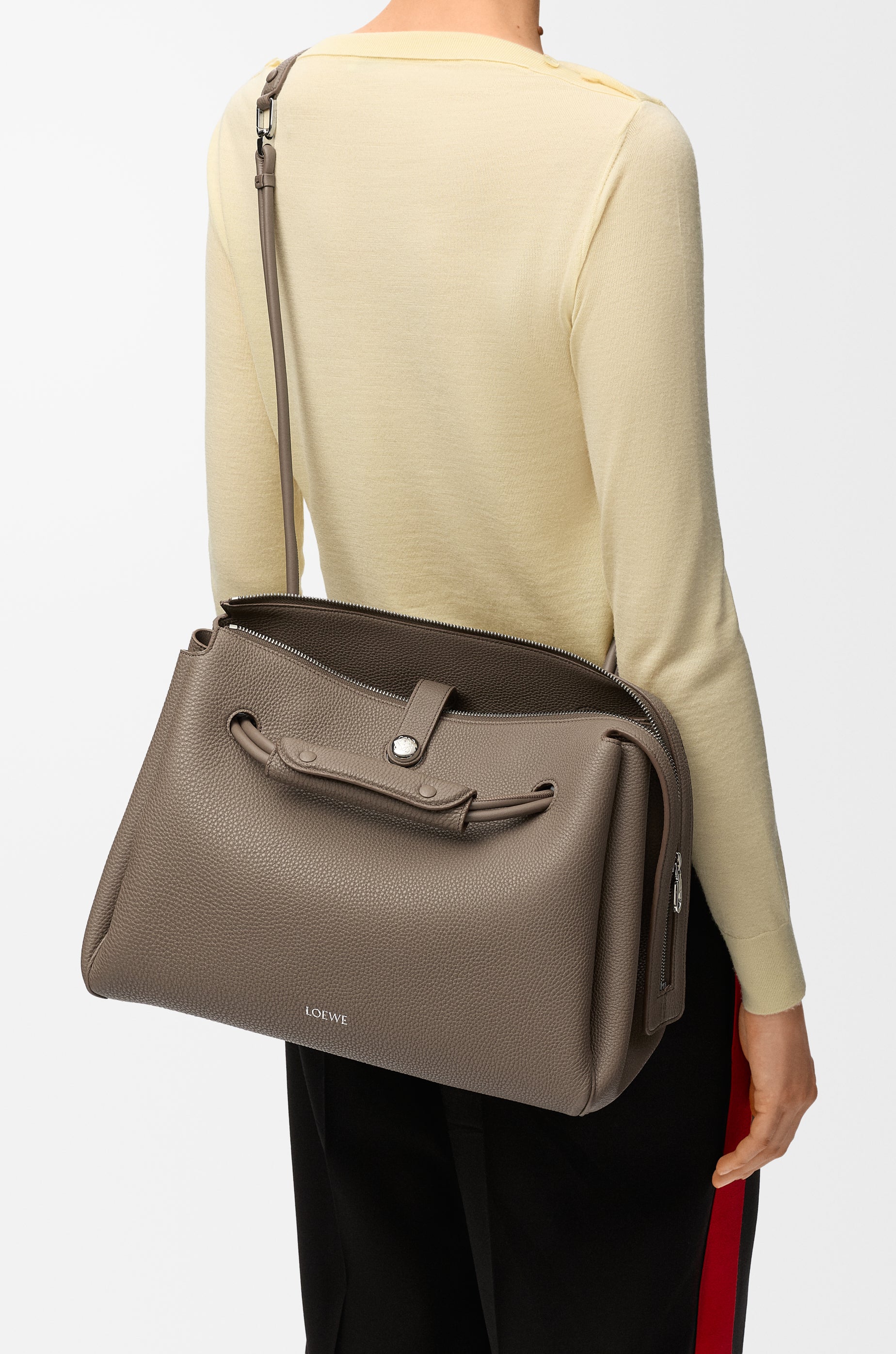 Loewe Large Madrid bag in supple grained calfskin