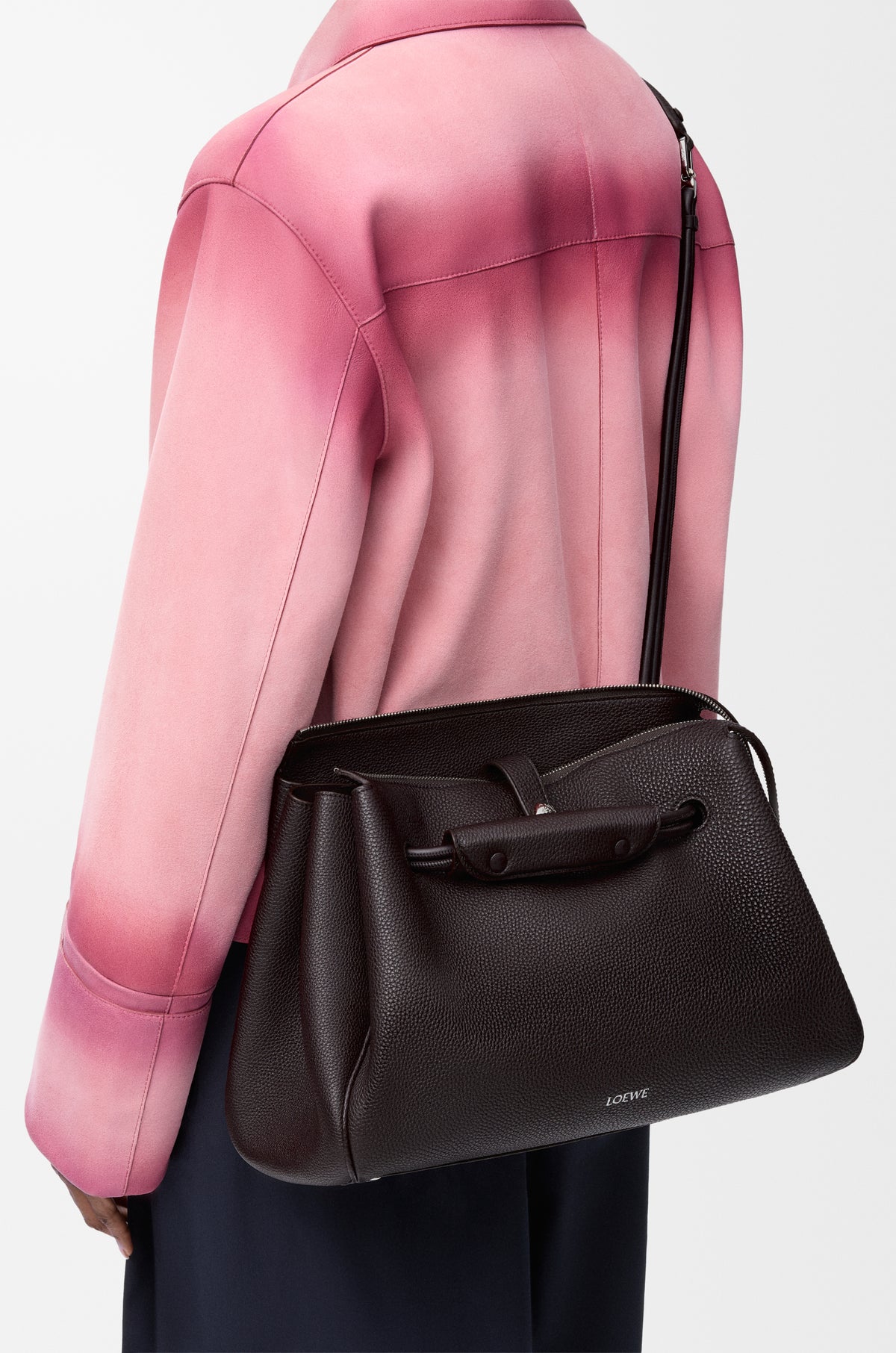 Loewe Large Madrid bag in supple grained calfskin