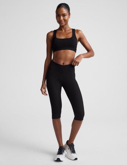 Beyond Yoga Impulse Ribbed VWaist Pedal Pusher Legging Women's