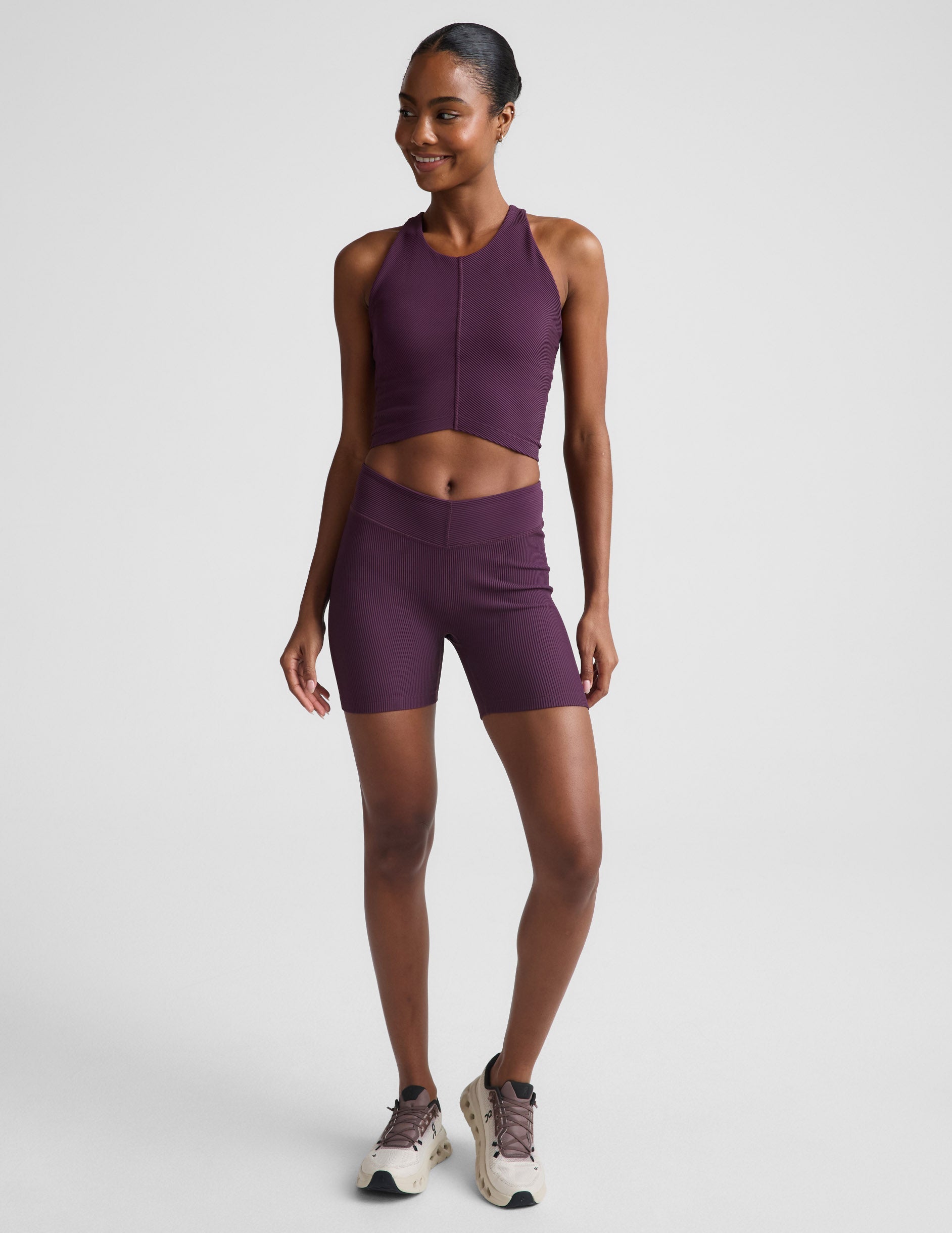 Beyond Yoga Impulse Ribbed High Neck Tank Women's