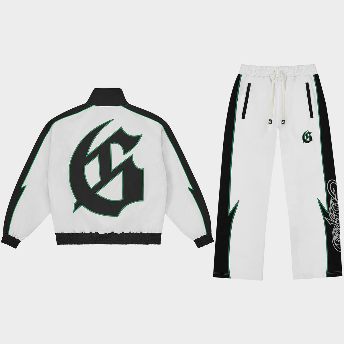 Godspeed GT Tracksuit 3M (White / Black / Green)