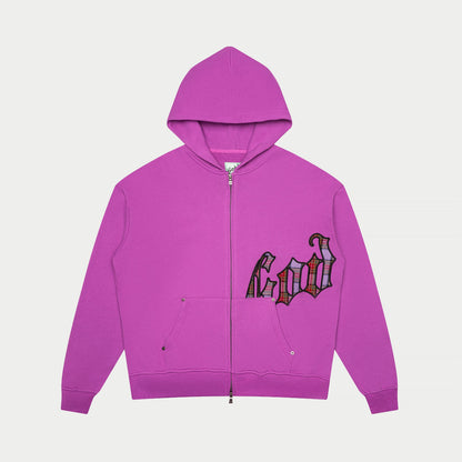 Godspeed Og Logo Sweatsuit (Pink Plaid)