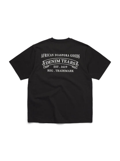 Denim Tears ADG Banner Tee Black
