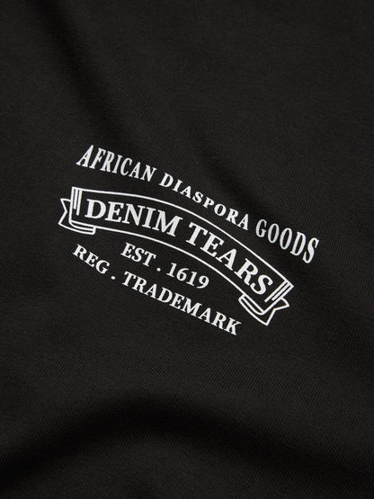 Denim Tears ADG Banner Tee Black