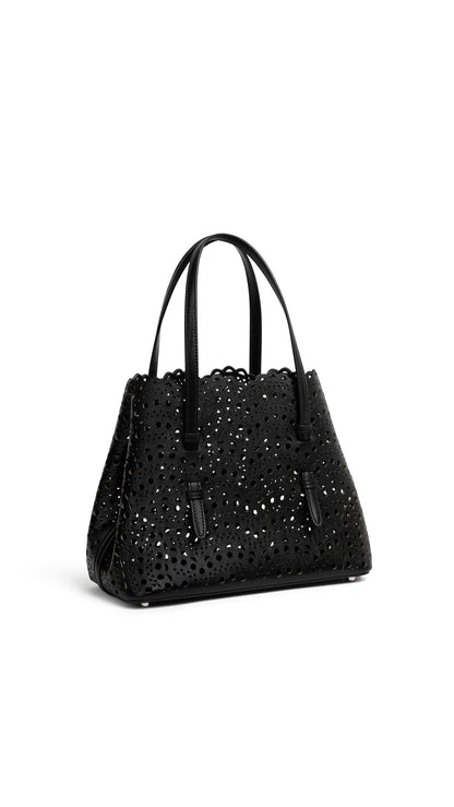 Alaïa Mina 25 Bag In Perforated Vienne Calfskin