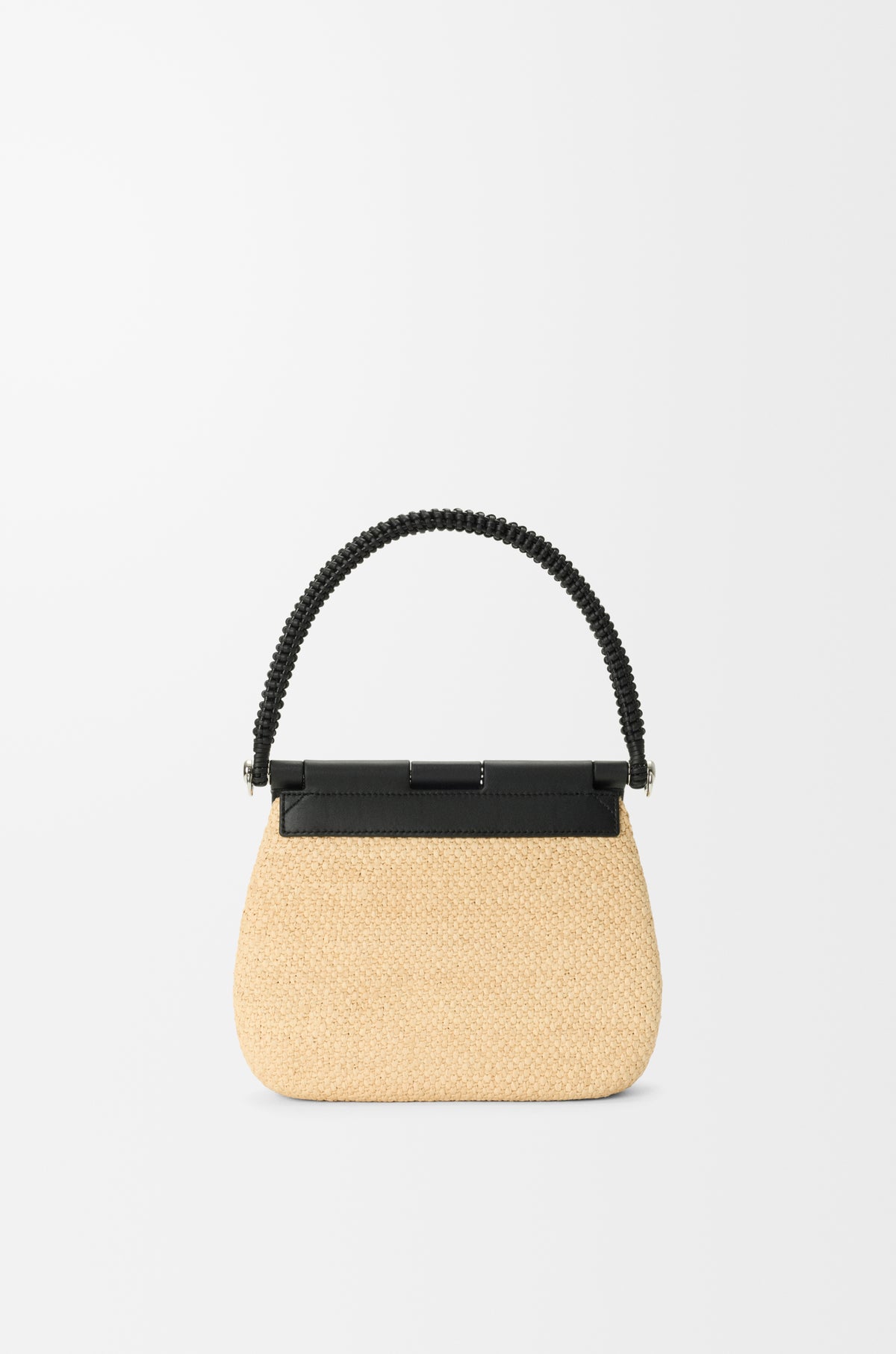 Loewe Medium Pescador bag in raffia and calfskin