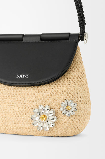 Loewe Medium Pescador bag in raffia and calfskin
