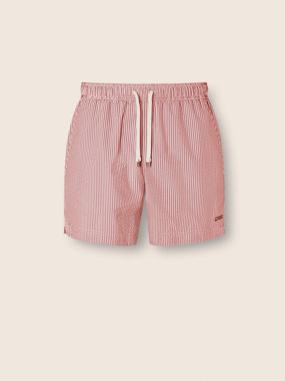 Zegna Striped Swim Trunks