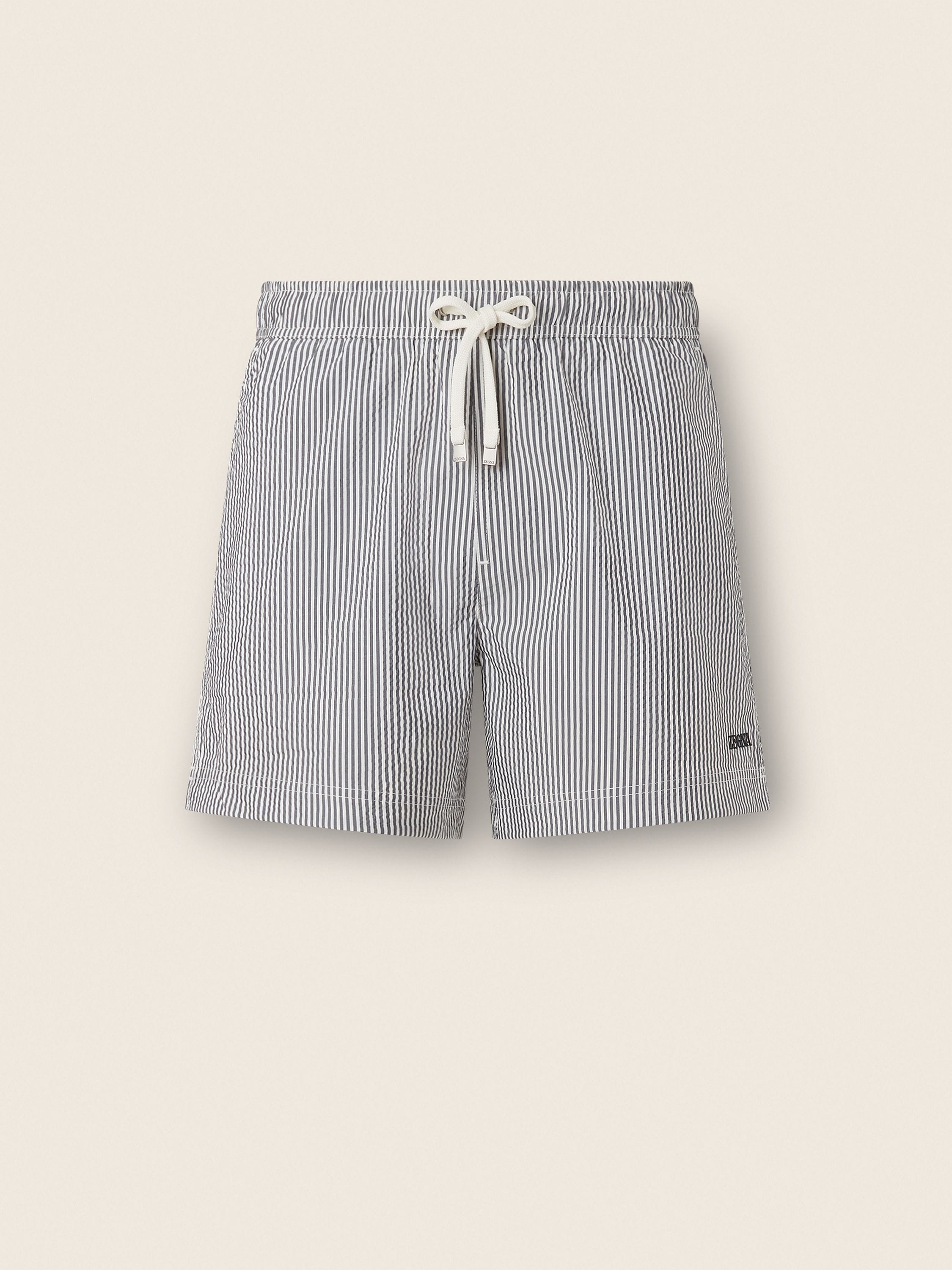 Zegna Striped Swim Trunks