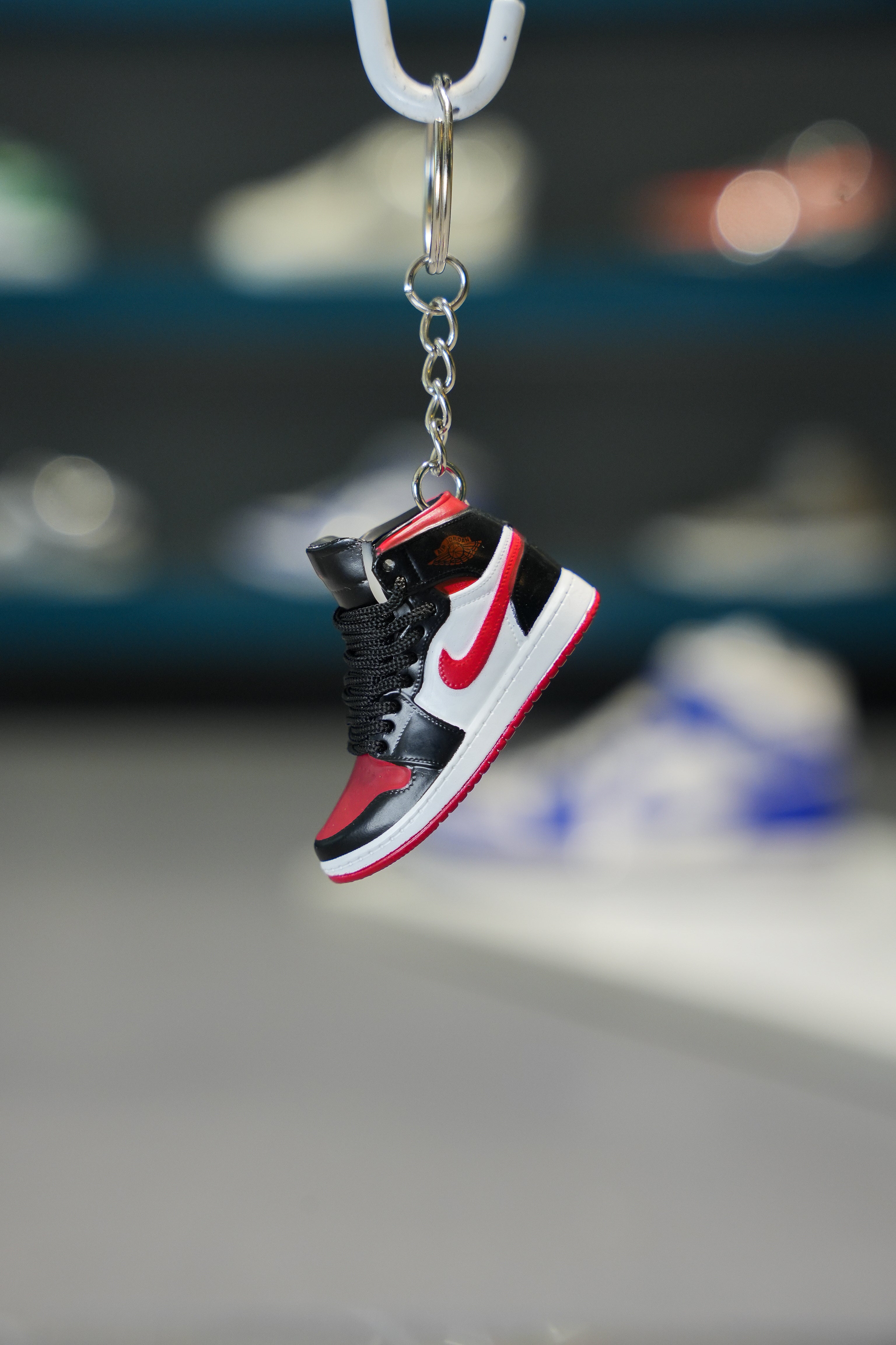 3D Sneaker Keychain AJ1 Noble Red