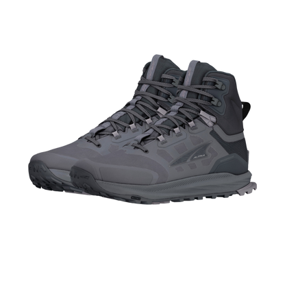 Altra Men's Lone Peak 9 Waterproof Mid Black/Gray