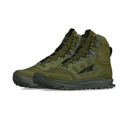 Altra Men's Lone Peak 9 Waterproof Mid Green