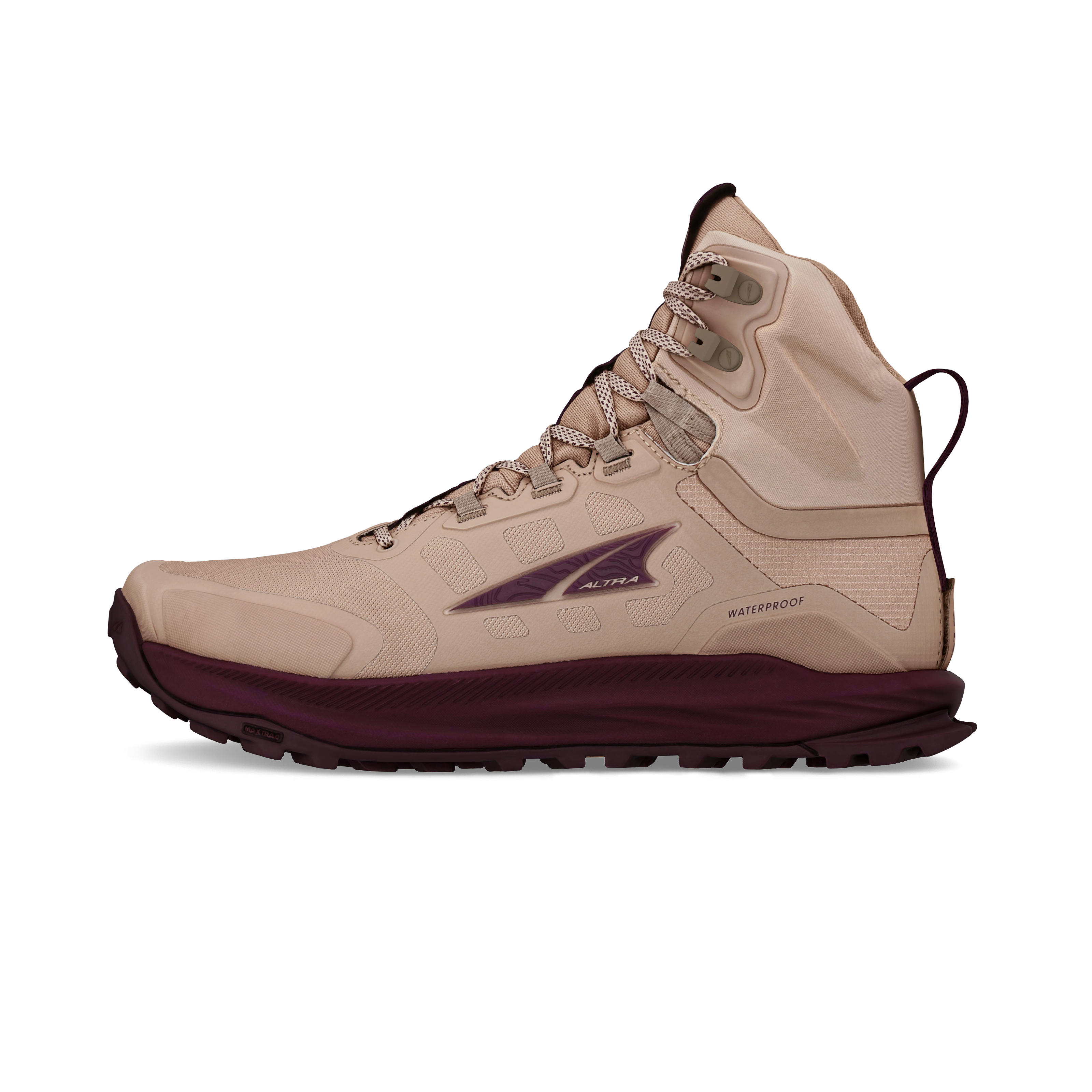 Altra Women's Lone Peak 9 Waterproof Mid Taupe