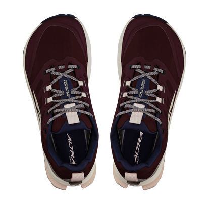 Altra Women's Lone Peak 9 Waterproof Low Maroon