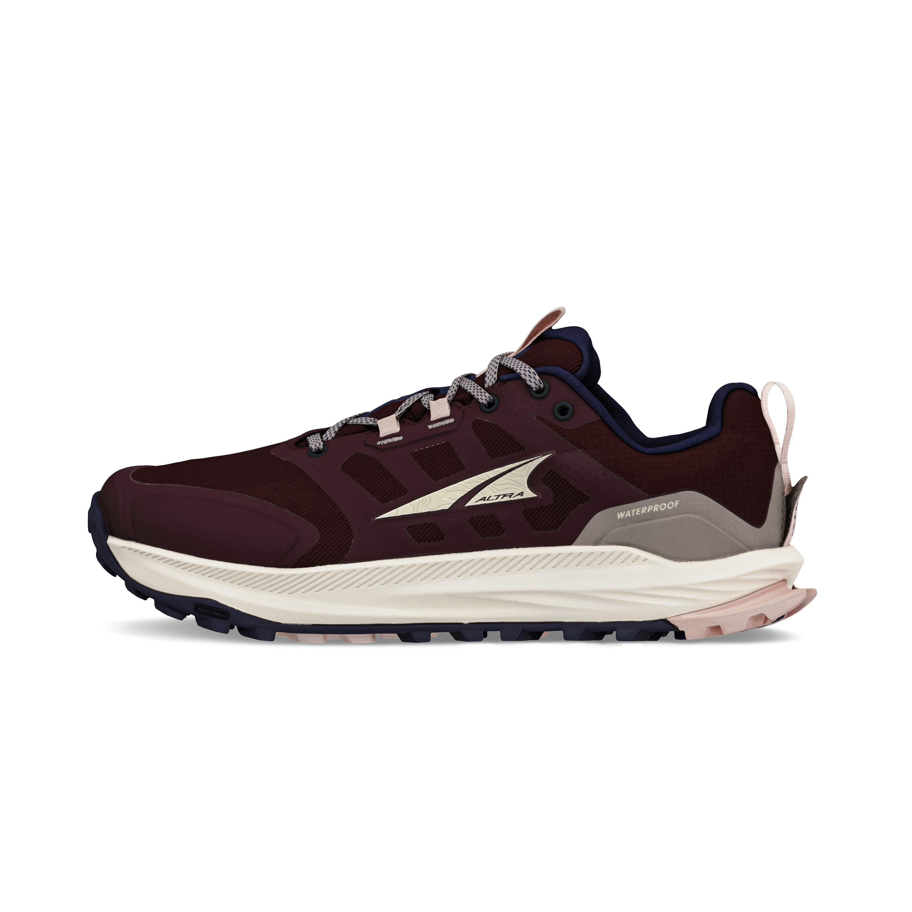 Altra Women's Lone Peak 9 Waterproof Low Maroon
