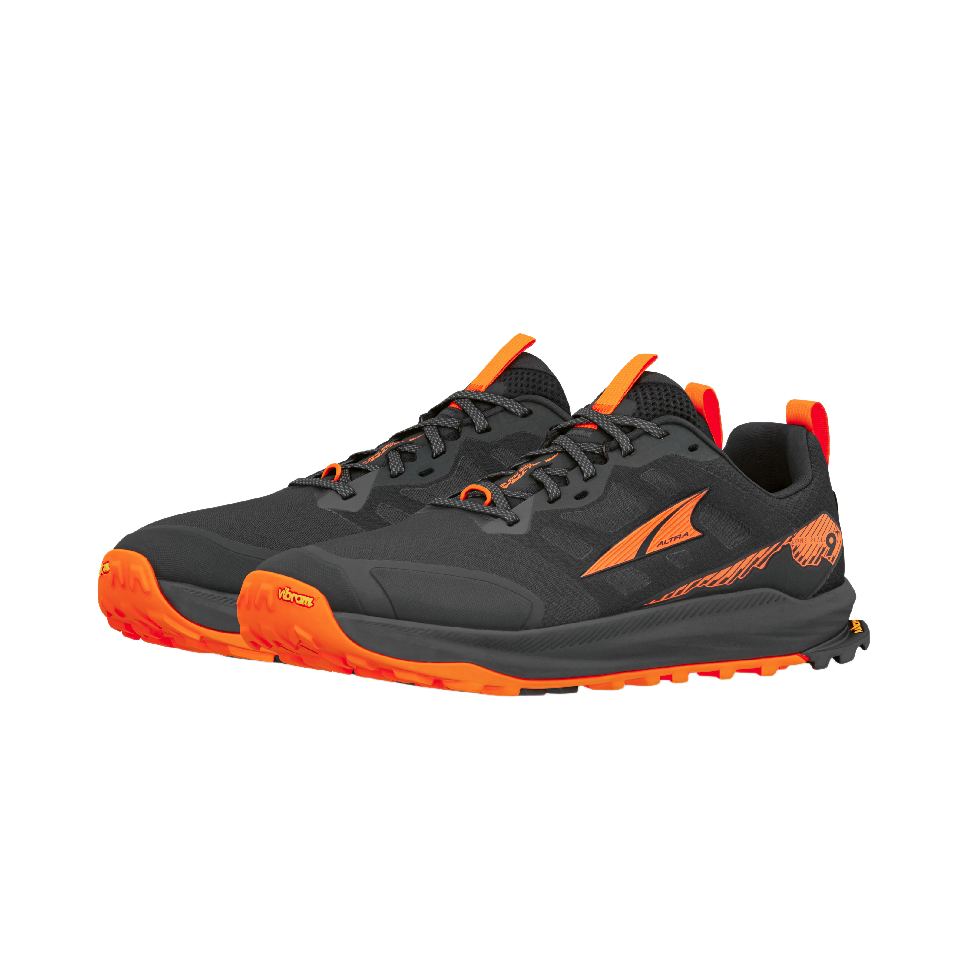 Altra Men's Lone Peak 9+ Black/Orange