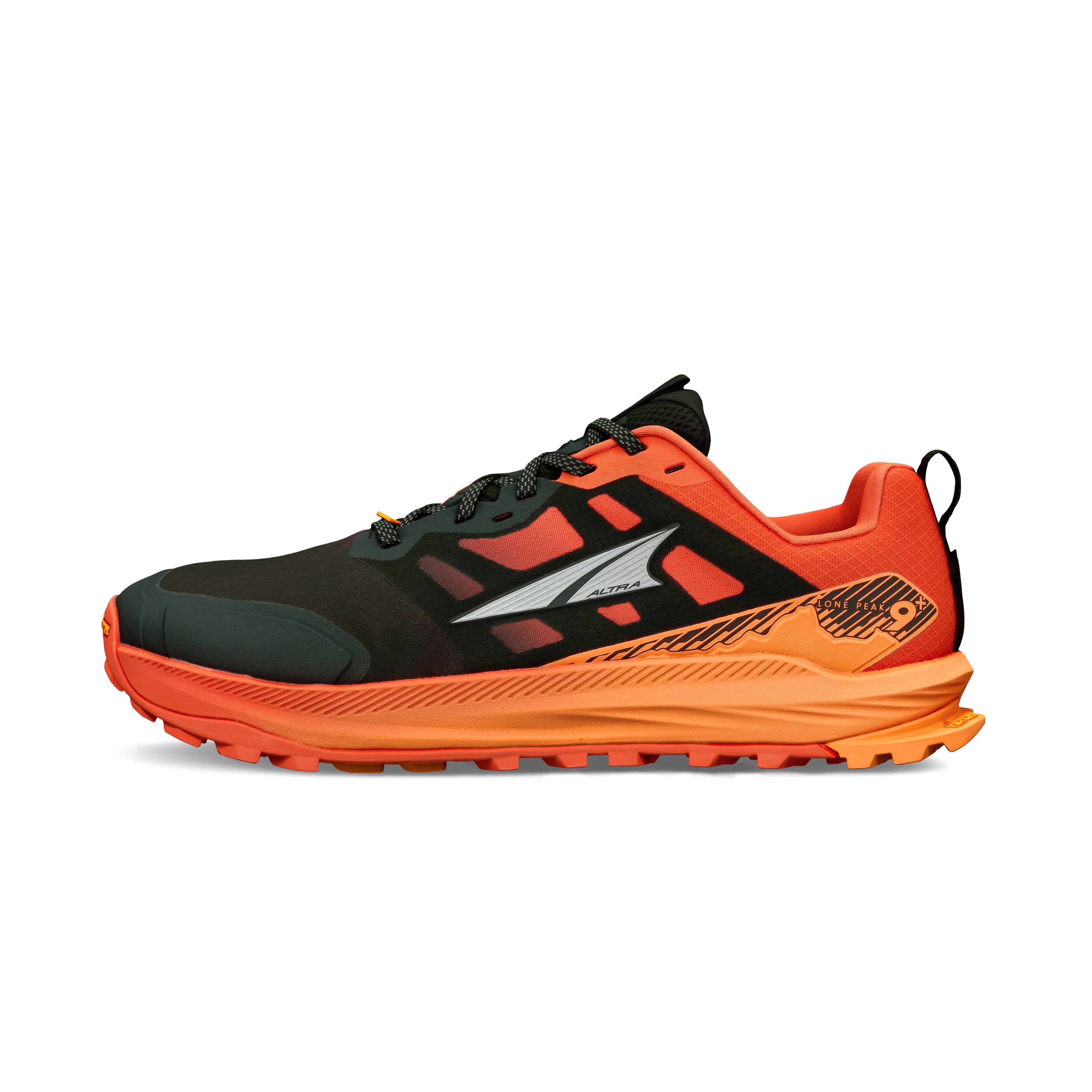 Altra Men's Lone Peak 9+ Black / Orange