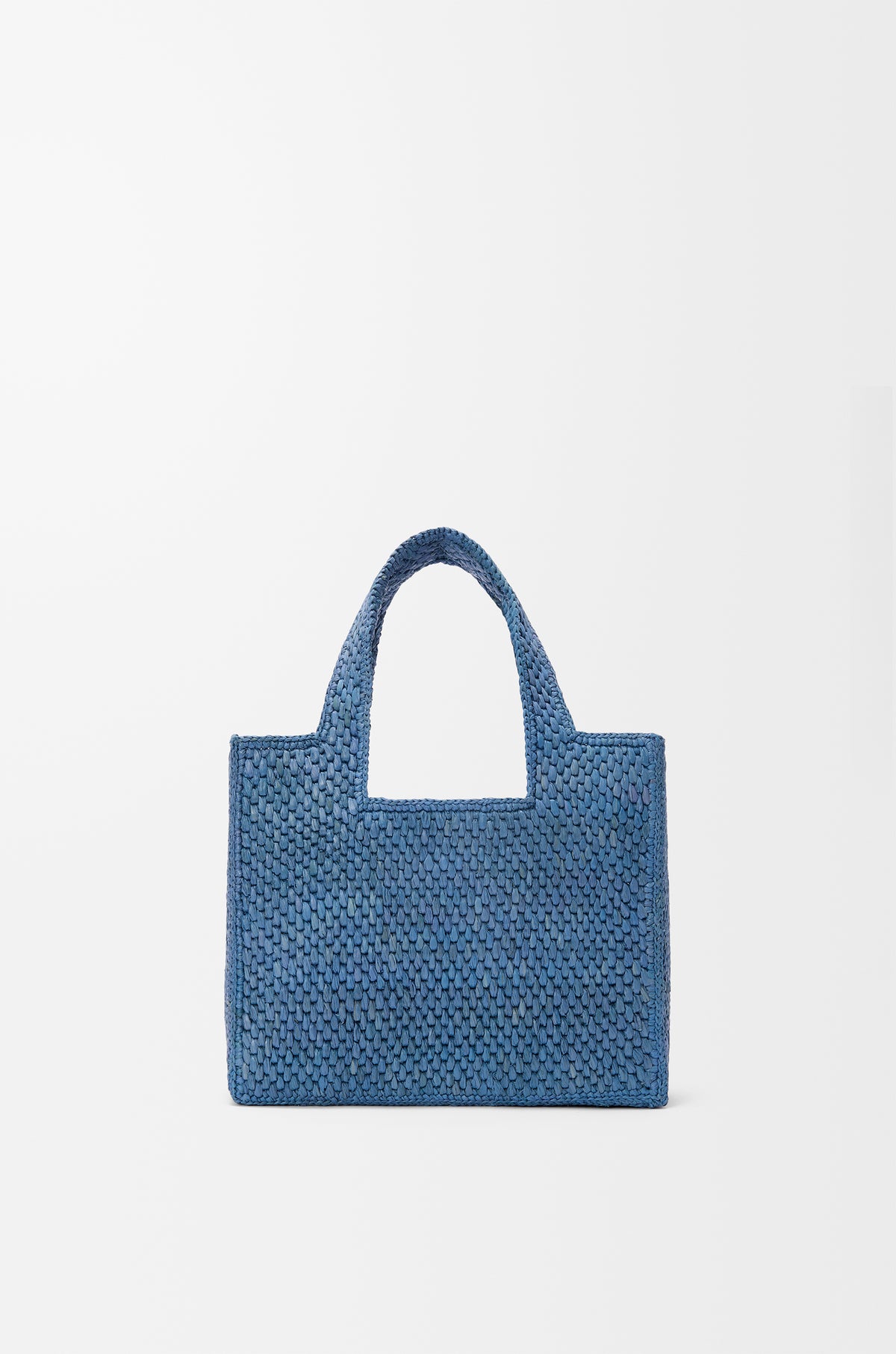 Loewe Mini LOEWE Font tote in raffia