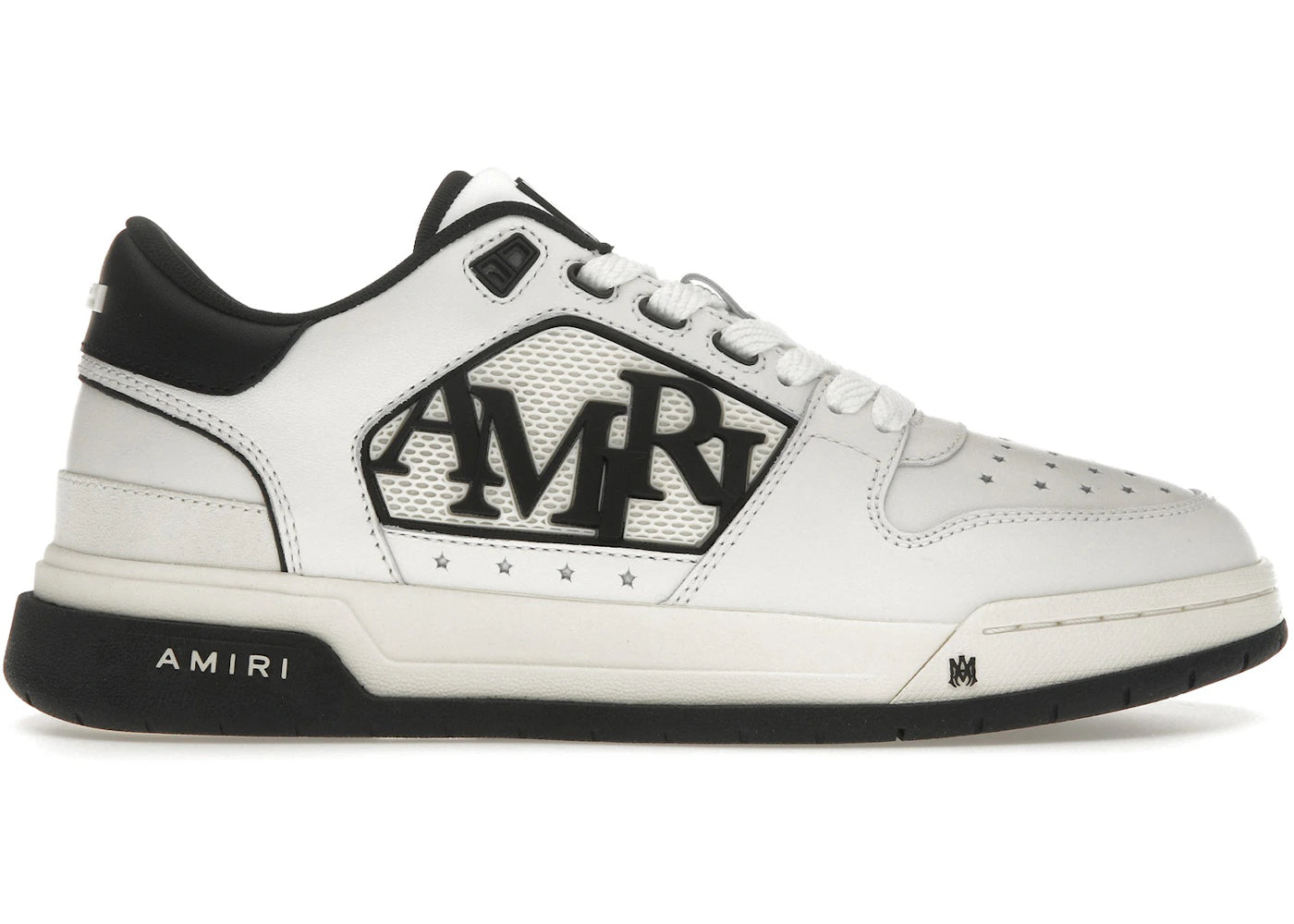 Amiri Classic Low White Black