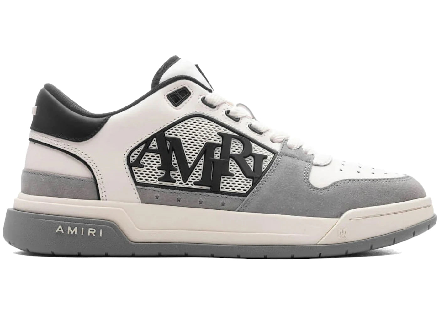 Amiri Classic Low White Grey Black