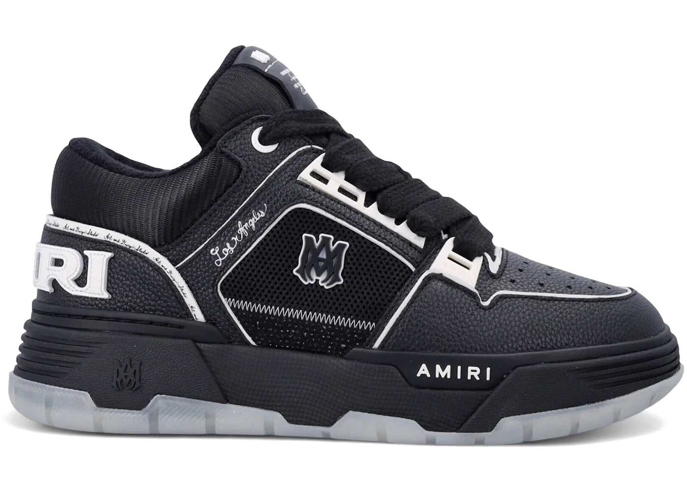 Amiri Ma-1 Black Leather