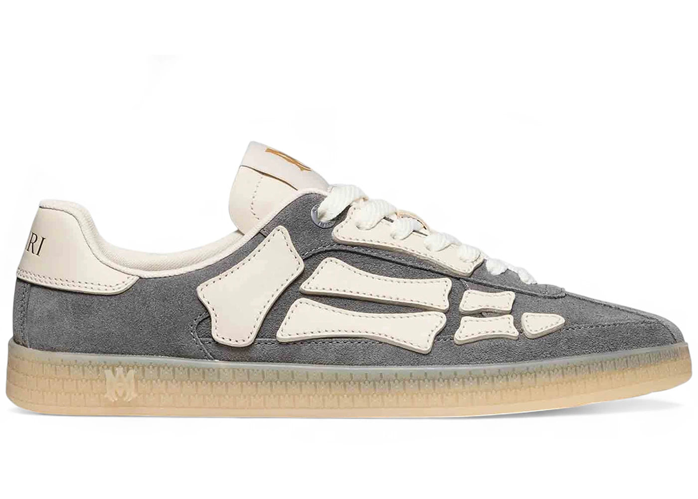 Amiri Pacific Bones Sneaker Dark Grey White