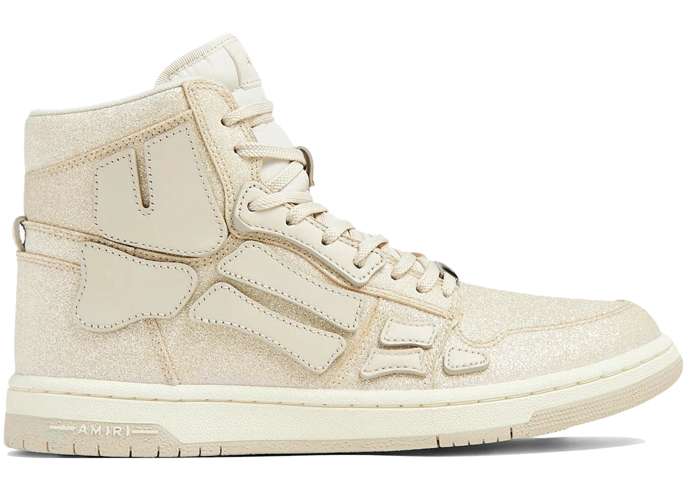 Amiri Skel Top Hi Beige Glitter (Women'S)