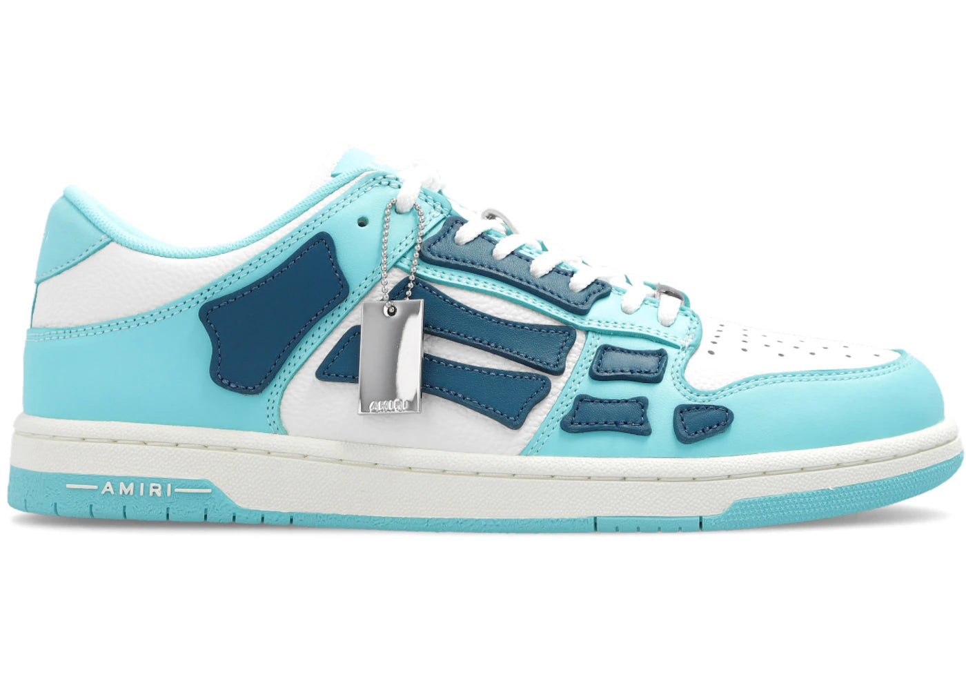Amiri Skel Top Low Teal Slate Blue