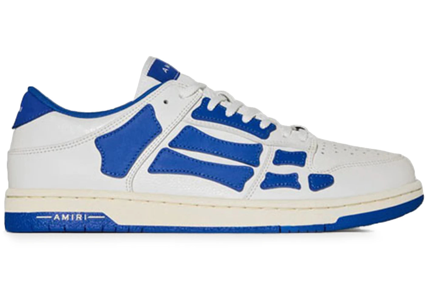Amiri Skel Top Low White Blue