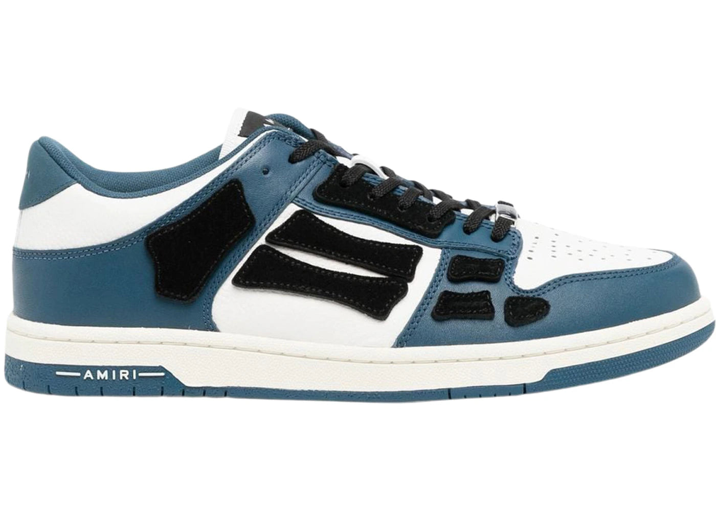 Amiri Skel Top Low White Navy Blue Black