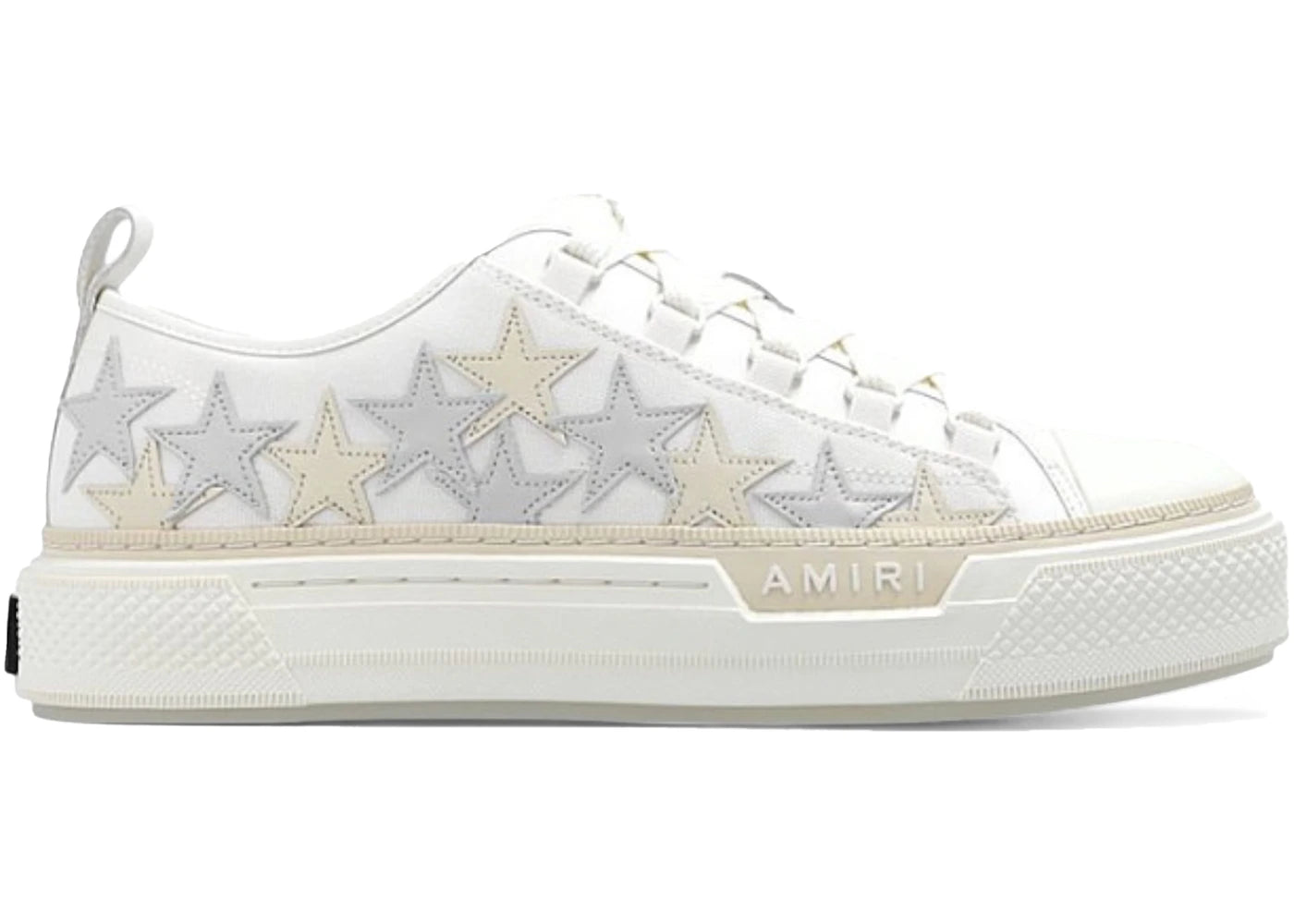 Amiri Stars Court Low Biege Grey