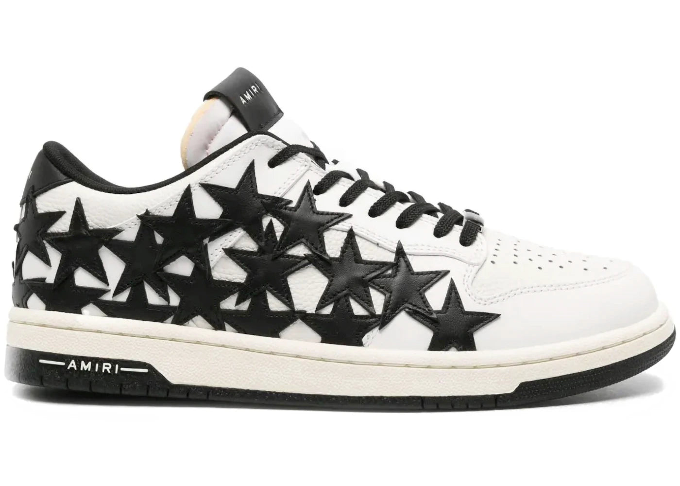 Amiri Stars Low Top White Black