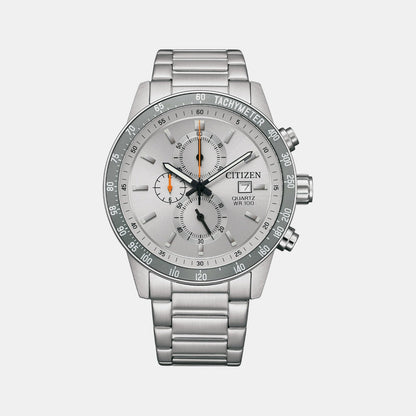Citizen Men Quartz Grey Dial Chronograph Stainless Steel An3688-58H