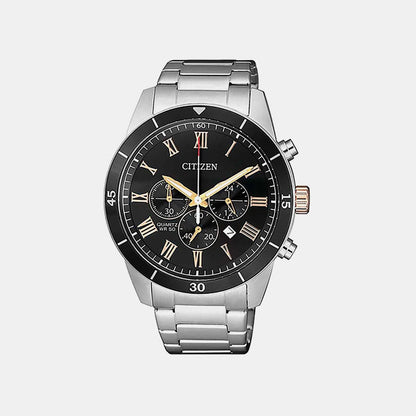 Citizen Men Quartz Grey Dial Chronograph Stainless Steel An8168-51H