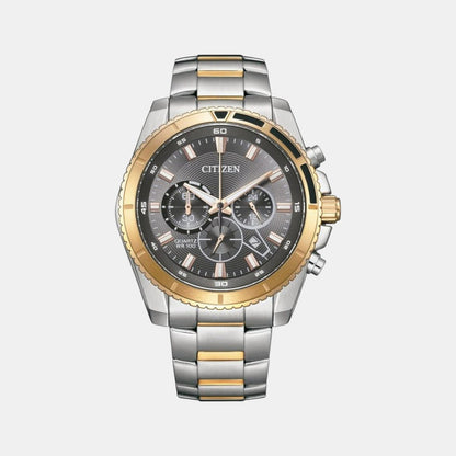 Citizen Men Quartz Grey Dial Chronograph Stainless Steel An8204-59H